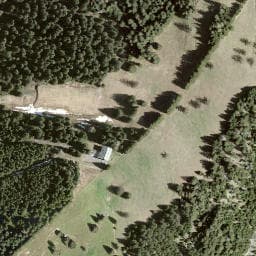 Vue satellite de Centre sportif des Jeurs à Châtel