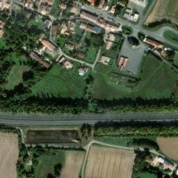 Vue satellite de Aire de camping-car à Cram-Chaban à Cram-Chaban