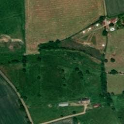 Vue satellite de Hondencamping Les Cerisiers à Durmignat