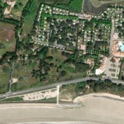 Vue satellite de Camping de l'Océan à Loix