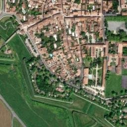Vue satellite de Camping Les Remparts à Loix