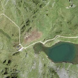 Vue satellite de Refuge de Chésery à Montriond