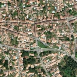 Vue satellite de Les Pins à Loix