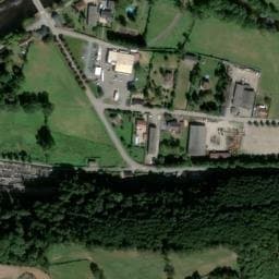 Vue satellite de Aire de camping-car à Budelière à Budelière