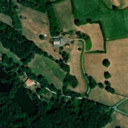 Vue satellite de Camping La Ferme de l'Aventure à Ronnet