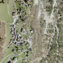 Vue satellite de Auberge de l'Armailli à Châtel
