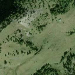 Vue satellite de Refuge de Chavan à Mieussy