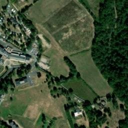 Vue satellite de Camping municipal à Évaux-les-Bains