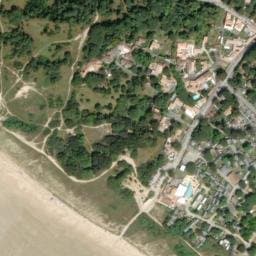 Vue satellite de Camping Interlude à Le Bois-Plage-en-Ré