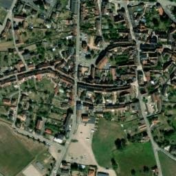 Vue satellite de Aire de camping-car à Évaux-les-Bains à Évaux-les-Bains