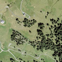 Vue satellite de Cabane de Planachaux à Morzine