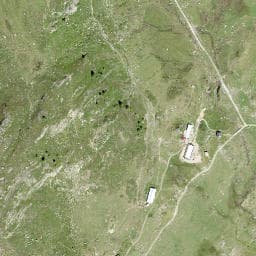 Vue satellite de Cabane de Sorniot ou Sorgno à Vallorcine