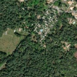 Vue satellite de Camping des Fougères à Rivedoux-Plage
