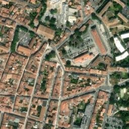 Vue satellite de Parking Cacaud à La Rochelle