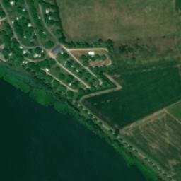 Vue satellite de Camping du Val de Saône, Thoissey à Thoissey