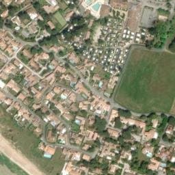 Vue satellite de Les Grenettes à Rivedoux-Plage