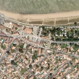 Vue satellite de Le Platin à Rivedoux-Plage