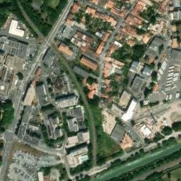 Vue satellite de Parking public de l'Ibis Styles & Ibis Budget La Rochelle Centre Gare à La Rochelle