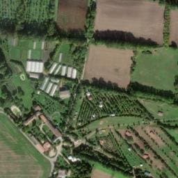 Vue satellite de Camping de L'Îlot de la Motte à Saint-Saturnin-du-Bois