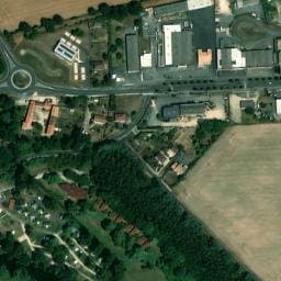 Vue satellite de Camping à Civray à Civray