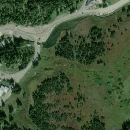 Vue satellite de Aire de camping-car à Taninges (2) à Taninges