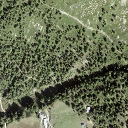 Vue satellite de Scex Carro à Vallorcine