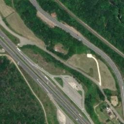 Vue satellite de Aire de la Semine à Valserhône
