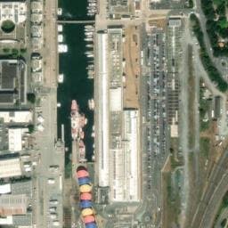 Vue satellite de Parking Encan à La Rochelle