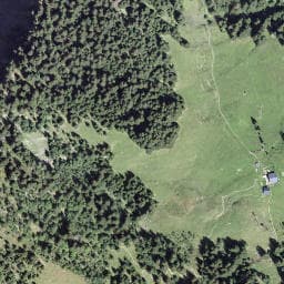 Vue satellite de Buvette de Bonavau à Morzine