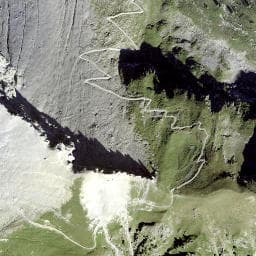Vue satellite de Refuge/Abri — Vallorcine à Vallorcine