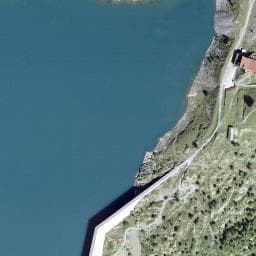 Vue satellite de Bivouac à Vallorcine à Vallorcine