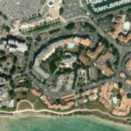 Vue satellite de Parking Port des Minimes à La Rochelle