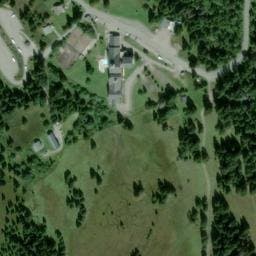 Vue satellite de Aire de camping-car du Praz de Lys à Taninges