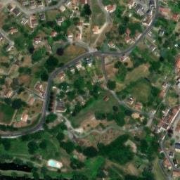 Vue satellite de Camping de la Gartempe à Châteauponsac