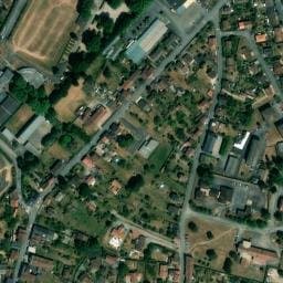 Vue satellite de Aire d'accueil camping-car Les Rochettes à Peyrat-de-Bellac