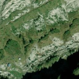 Vue satellite de Refuge de Bostan (Hiver) à Samoëns