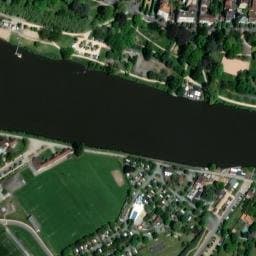 Vue satellite de Camping Les Acacias à Bellerive-sur-Allier