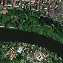 Vue satellite de Camping Beaurivage à Bellerive-sur-Allier