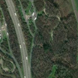 Vue satellite de Aire de Certines à Tossiat