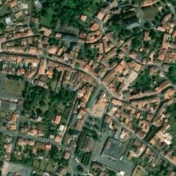Vue satellite de Aire camping car - Chef-Boutonne à Chef-Boutonne