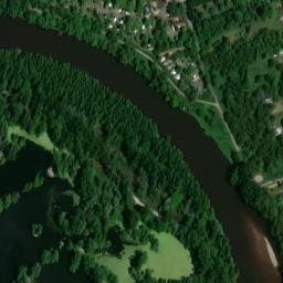 Vue satellite de Camping de la Croix Saint-Martin à Abrest