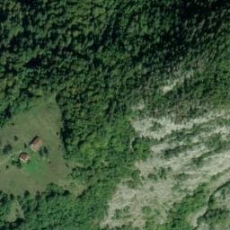 Vue satellite de Source du Crêt à Samoëns
