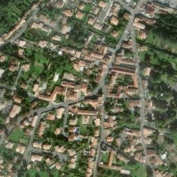 Vue satellite de Camping de la Gères à Surgères