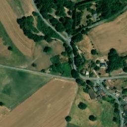 Vue satellite de Aire naturelle de camping de l’Ardour à Chamborand