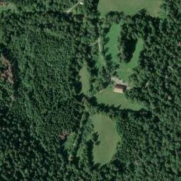 Vue satellite de Cabane du Moine à Brénod