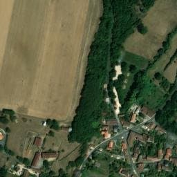 Vue satellite de Aire de camping-car Lizant à Lizant