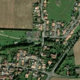 Vue satellite de Aire de camping-car à Surgères à Surgères
