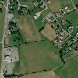Vue satellite de Camping de Ahun à Ahun
