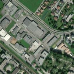 Vue satellite de Camping la Corbaz à Cluses