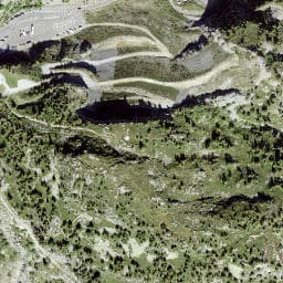 Vue satellite de Fontaine de Notre-Dame-de-la-Neige à Vallorcine